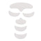 ZJchao 6Pcs Silicone Smile Patch Pad, Facial Wrinkle Patches for Reducing Eye and Mouth Wrinkles