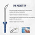 Flosser Replacement Tips for Waterpik Water Flosser, High-Pressure Tip Replacement, Compatible with Waterpik