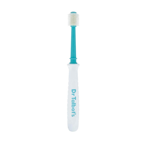 Talbot's 360 (2 Pack) Dr. Toddler Toothbrush for Kids - Soft Bristles Gently Cleans Teeth & Massages Gums - Easy-Grip
