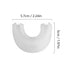HEALLILY 2pcs U Shaped Toothbrush Head Silicone Automatic Electric Toothbrush Heads Replacement Refill