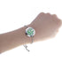 Popeoiuh 25mm Set Essential Oil Diffuser Bracelets Diffuser Locket Chain Lucky Clouds Diffuser Bracelet Stainless Steel