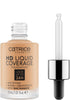 Catrice HD Liquid Coverage Foundation, High & Natural Coverage, Vegan & Cruelty Free (034 | Medium Beige)