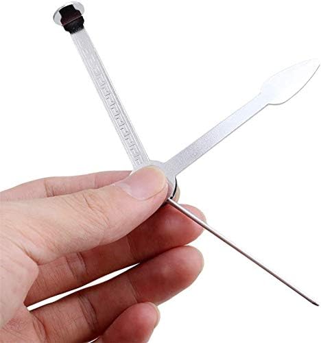 sansheng 6 Pack 3in1 Smoking Pipe Tool - Pipe Cleaning, Tamper, Tobacco Cleaner Tools