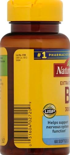 Nature Made Extra Strength Vitamin B12 3000 mcg, Dietary Supplement, 60 Softgels