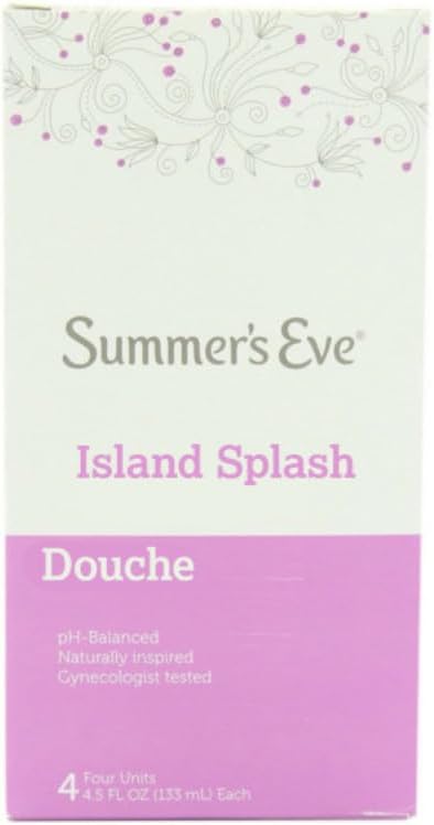 Summer's Pack, (4ct), (4ct) (2 Eve Feminine Cleansing Douche, Variety Island Splash Extra Cleansing Vinegar and Water