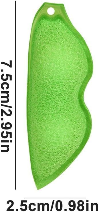 Beans-Shaped Bottle Cleaning Sponge, Reusable Heat Resistant Sponge for Internal Cleaning of Small Mouth Bottles