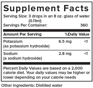Alkalife pH Booster Drops, 1.25oz - Patented Alkaline Water Booster for Immune Support & Overall Wellness