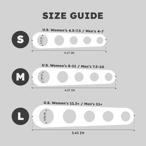 Natural Toe Spacers & Separators for Hammertoe, Food Grade Silicone Toe Stretchers for Pain Relief in Walking and Yoga