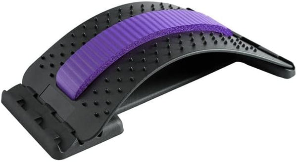 MAKIVI Back Stretcher Magnetotherapy Multi-Level Adjustable Massager Waist Neck Fitness Lumbar Cervical Spine