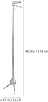 HAMPPLIES 118cm Foldable Stainless Steel Grabber Tool with Clamp Long Reacher Aid for Elderly and Disabled Patients
