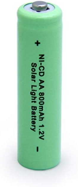 GEILIENERGY NICD AA 800mAh Rechargeable Battery for Solar Light, Garden Lights, Pack of 8