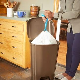 Hefty Ultra Strong Cinnamon Pumpkin Spice Tall Kitchen Trash Bags, 13 Gallon, 50 Count