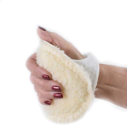 Rolyan Palm Protector for Right Hand, Comfortable Glove for Finger Contracture Prevention with Soft Sherpa Lining