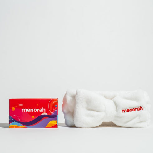 Skincare Headband by Menorah - Elastic Hair Wrap for Face Washing, Spa, Makeup