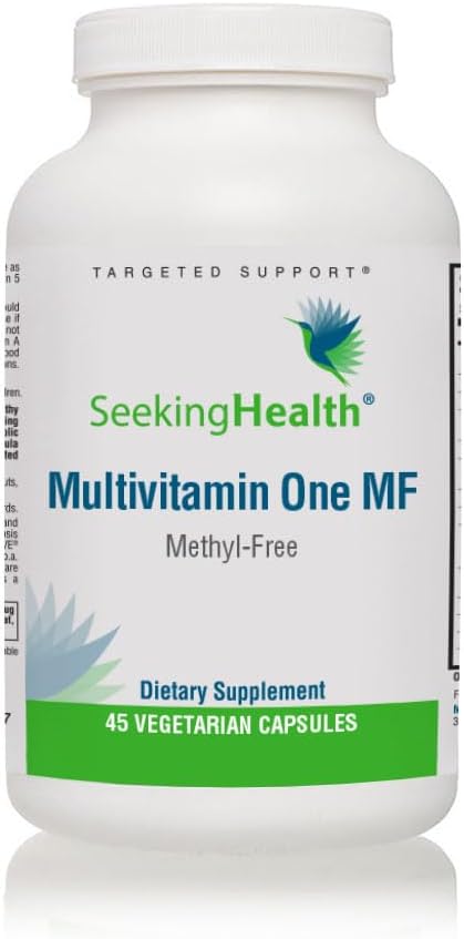 Seeking Health Multivitamin One MF - 45 Veggie Capsules for MTHFR Support with Folinic Acid & Vitamin B12