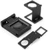10 x 28mm Mini Three-Folding Magnifier, Portable Zinc Alloy with Scale for Textile Optical Jewelry Tool