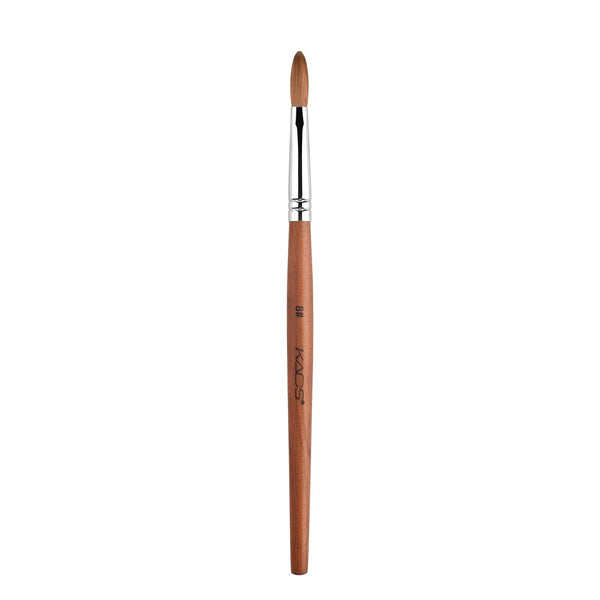 Kolinsky Sable Nail Brush - Professional Red Wooden Acrylic Nail Art Brush (8#)