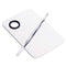 Professional Stainless Steel Cosmetic Makeup Palette, Mixing Spatula Tool, Beauty Salon Color Cream Palette