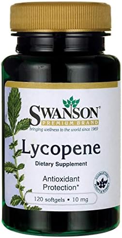 Swanson Lycopene 10 Milligrams 120 Sgels