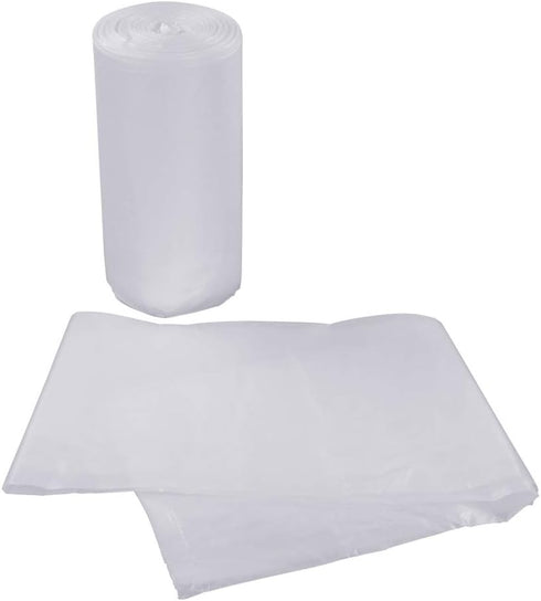 Ramddy 30 70 Counts Clear Large Trash Bags, Gallon Leaf and Lawn Bags