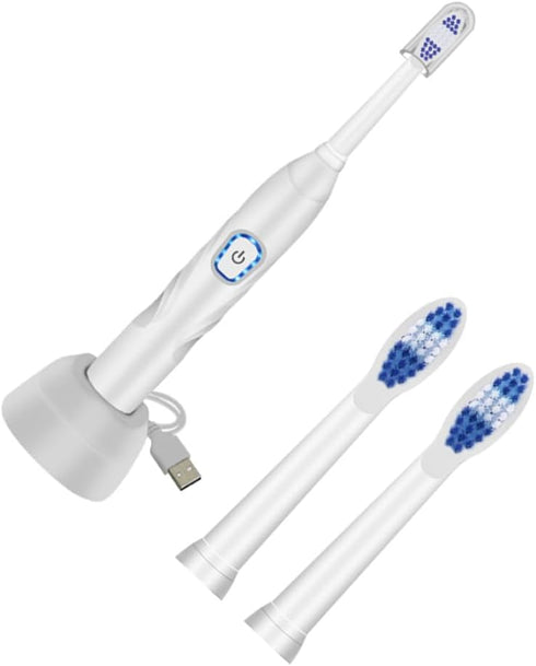 Set Electric Toothbrush for Kids with USB Charging and Timer
