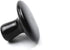 2 Pcs Mushroom Shaped Massage Stones, Natural Bian Stone Hot Rock for Spa Massage (2-L, Black)