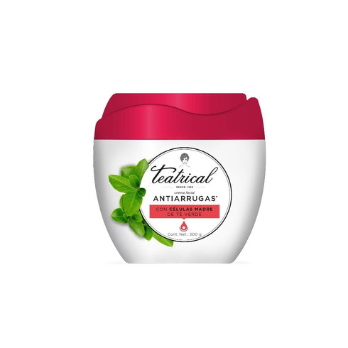 TEATRICAL Anti-Wrinkle Cream with Buddleja Davidii Stem Cells, Floral, 8 Ounce
