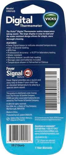 V901F-24 V901F Vicks Digital Thermometer