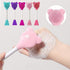 Pink Facial Cream Spatula, Silicone Face Mask Brush, Double Heads Skincare Applicator Tools for Facial Masks