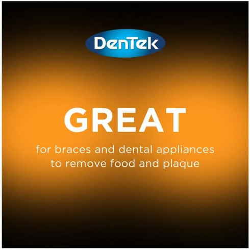 Dentek Slim Brush Deep Clean Tight Teeth, 32 Count (6 Pack)