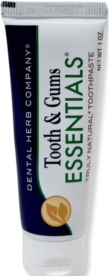 Dental Herb Company Tonic Mouthwash and Essentials Toothpaste Travel Kit, 2 oz Mouthrinse - 1 oz Toothpaste