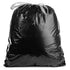 Commander 39 Gallon 1.0 MIL Black Drawstring Lawn & Leaf Trash Bags - 33" x 41" - Pack of 40 - For Home, Kitchen, Lawn, Outdoor, Construction, & Contractor
