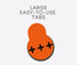 Size 13 PR48 Hearing Aid Batteries - 1.45V Orange Tab (60 Batteries) + Bonus Varta 8 Pack