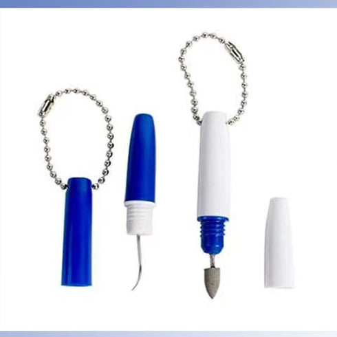 Dental Picks 4PCS, Portable Dental Tooth Picks, Teeth Stain Remover, Mini Travel Plaque and Tartar Remover