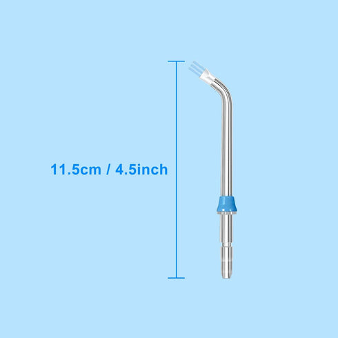 Flosser Replacement Tips for Waterpik, Plaque Seeker Tips Compatible with Oral Irrigators, 6-Pack
