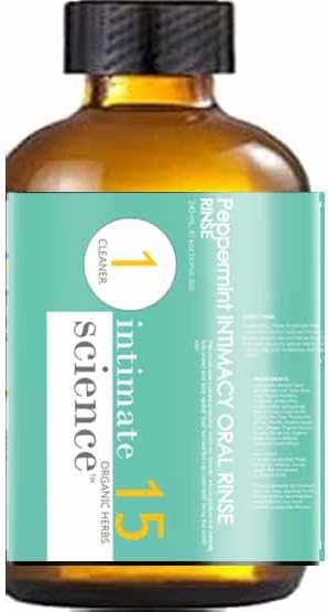 Intimate Science Peppermint Intimacy Oral Rinse (Natural Mouthwash)