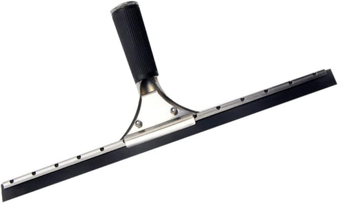 45cm Grip Glass Squeegee for Window Cleaning - Stainless Steel All Purpose Squeegee with Non-Slip Handle