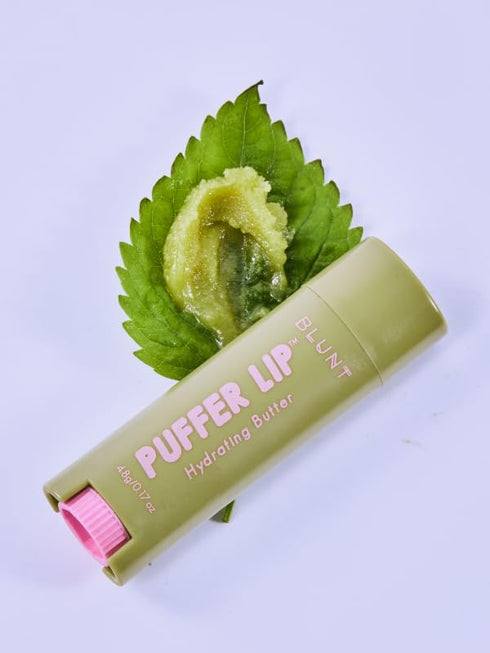 Puffer Lip Hydrating Butter Balm for Dry Lips | Plant-Based, Free of Petrolatum, Beeswax, Lanolin