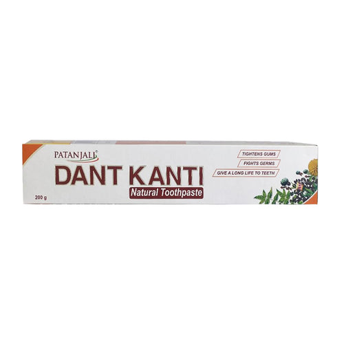 Patanjali Dant Kanti Natural Toothpaste, 200g / 6.76 fl oz, Pack of 5