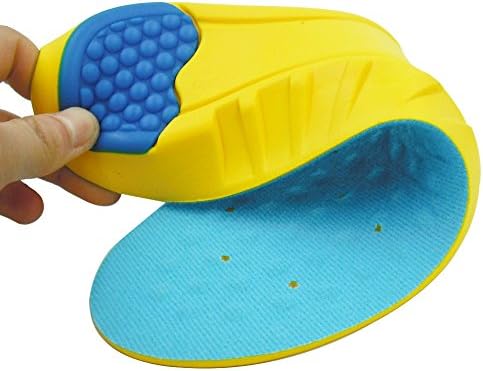 Happystep Memory Foam Sport Gel Shoe Insoles, Size L: Men 8-12 or Women 9-14, Heel Cushioning & Shock Absorption