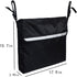 IOCCIOBB Durable Oxford Cloth Wheelchair Bag, Elderly Secure Mobility Aid Accessories Storage Pouch, Waterproof