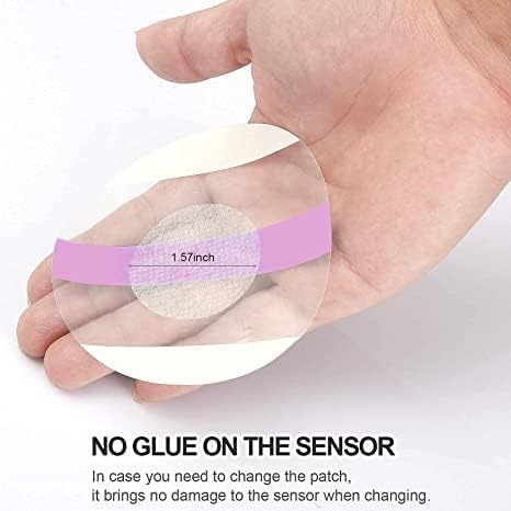 Freestyle Sensor Covers 40Pack - Waterproof Sensor Patches for Enlite Medtronic Guardian CGM Tape, Hypoallergenic