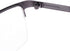 Jcerki Photochromic Gray Reading Glasses +0.50 Strength Half Frame Men Eyeglasses