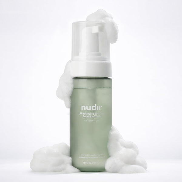 nudir pH Balancing Feminine Wash Gentle Foaming Cleanser with Salvia Essential Oil |