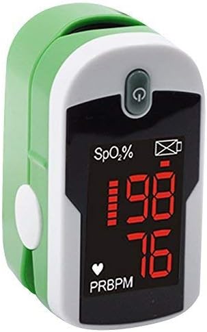 Concord Emerald Fingertip Pulse Oximeter with Reversible Display and Carrying Case