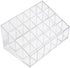 Transparent Cosmetic Makeup Organizer, Clear 24 Lattices Lipsticks and Lotion Storage Display Holder