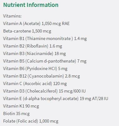Jamieson Prenatal 100% Complete Multivitamin Chewable, 60 Tablets