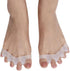 Toe Separators for Athletes - Pink-A Toe Straighteners for Foot Pain Relief, Plantar Fasciitis, Bunions, Crossfit