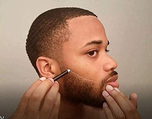 The Cut Buddy White Speed Tracer Barber Pencil, 4 Pack for Beard Shaping Tools & Guides