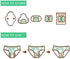 Reusable Menstrual Pads (7 in 1, 10in*7in), PHOGARY Bamboo Cloth Pad for Heavy Flow with Wet Bag, Washable Overnight